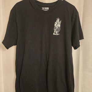 Men's Black Graphic T-Shirt